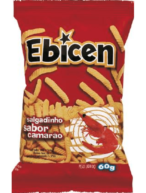 SALGADINHO SABOR CAMARAO 60G EBICEN