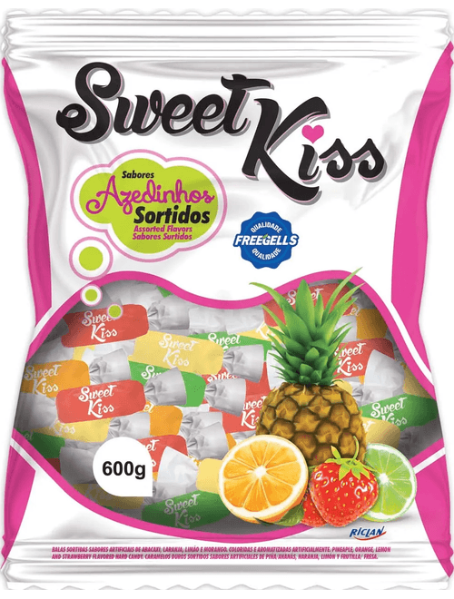 BALA SWEET KISS 600G SORTIDA RICLAN