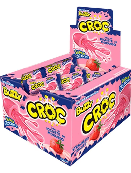 CHICLE BUZZY CROC C/40 UNIDADES IOGURTE RICLAN