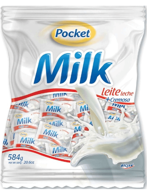 BALA POCKET 500G LEITE/MILK RICLAN