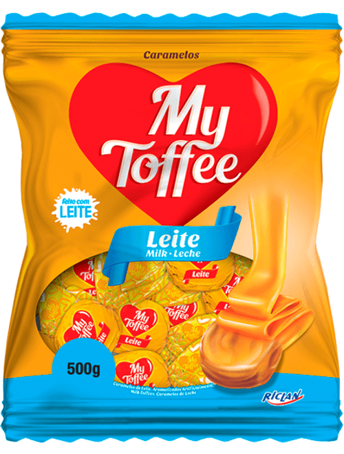 BALA MY TOFFEE 500G LEITE RICLAN