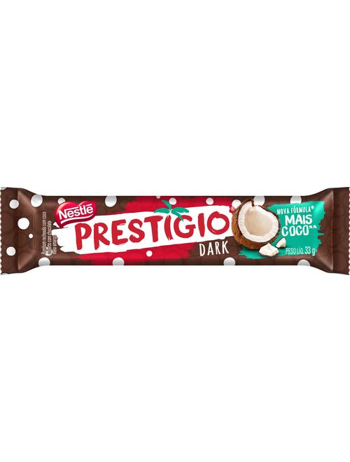 CHOCOLATE PRESTIGIO DARK CONTEM 30 UNIDADES DE 33G CADA