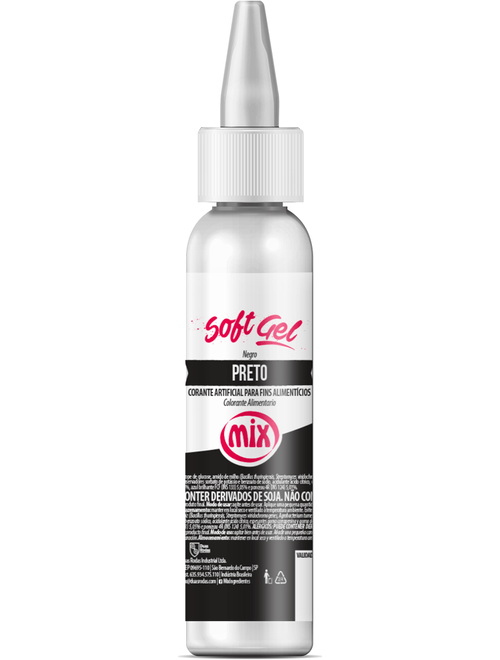 CORANTE SOFTGEL 25G PRETO INTENSO