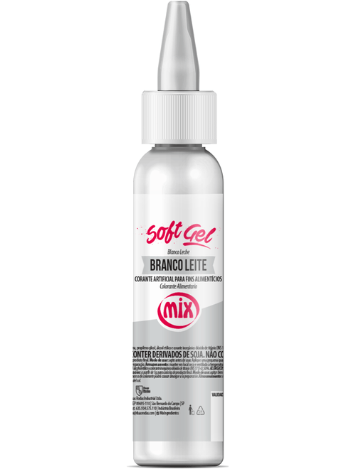 CORANTE SOFTGEL 25G BRANCO LEITE