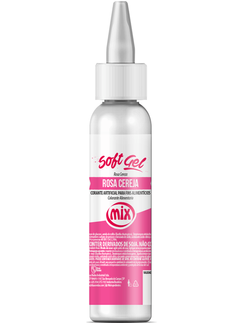 CORANTE SOFTGEL 25G ROSA CEREJA MIX