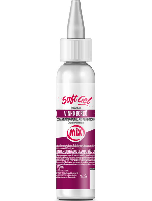 CORANTE SOFTGEL 25G VINHO BORDO MIX