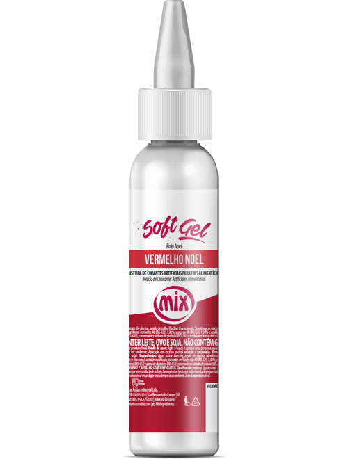 CORANTE SOFTGEL VERMELHO NOEL 25G MIX