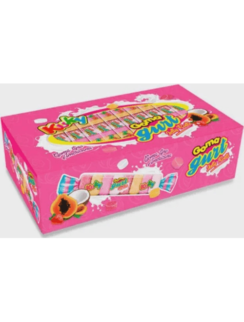 GOMA TUBO GURT DISPLAY CONTEM 30 UNIDADES DE 31G CADA KUKY