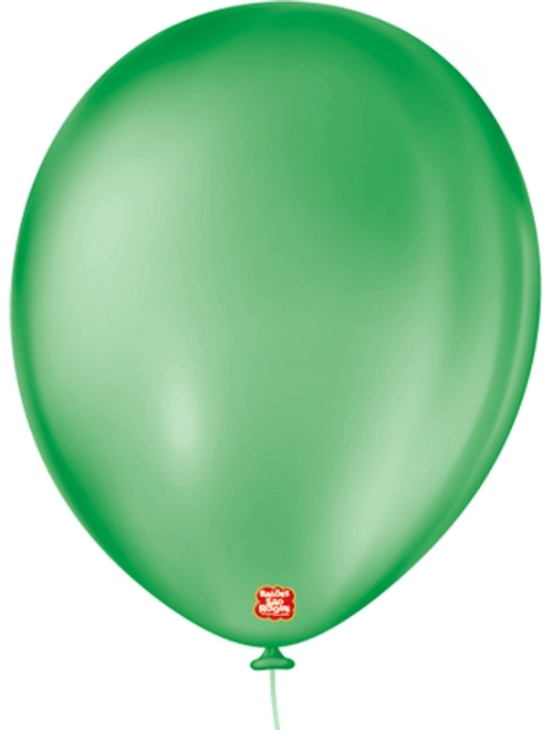 BALAO 11 LISO VERDE BANDEIRA COM 50 UNIDADES SAO ROQUE