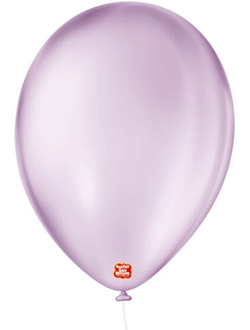 BALAO 9 CRISTAL BABY ROXO COM 25 UNIDADES SAO ROQUE