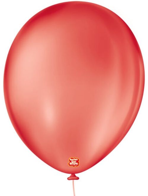 BALAO 11 LISO VERMELHO QUENTE COM 50 UNIDADES SAO ROQUE