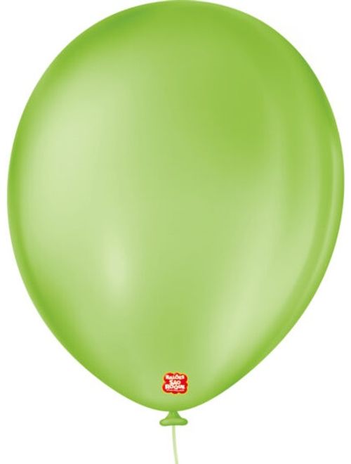 BALAO 11 LISO VERDE LIMA COM 50 UNIDADES SAO ROQUE
