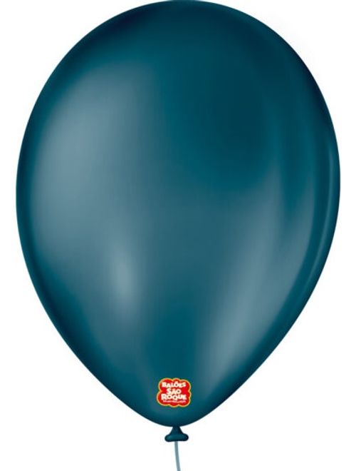 BALAO 9 LISO AZUL PETROLEO COM 50 UNIDADES SAO ROQUE