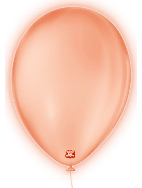 BALAO 9 NEON LARANJA CITRICO COM 25 UNIDADES SAO ROQUE
