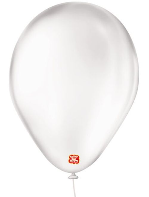 BALAO LISO 7 TRANSPARENTE COM 50 UNIDADES SAO ROQUE