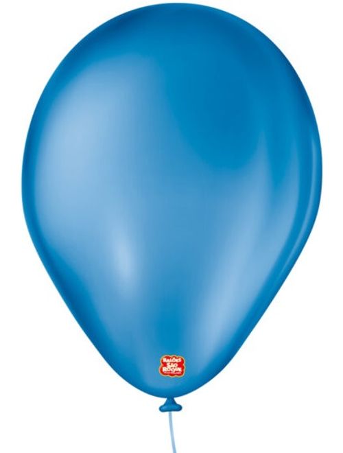 BALAO LISO 7 AZUL COBALTO COM 50 UNIDADES SAO ROQUE