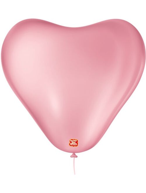 BALAO CORACAO 11 LISO ROSA TUTTI FRUTTI COM 20 UNIDADES SAO ROQUE