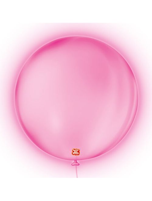 BALAO 5 NEON ROSA COM 25 UNIDADES SAO ROQUE