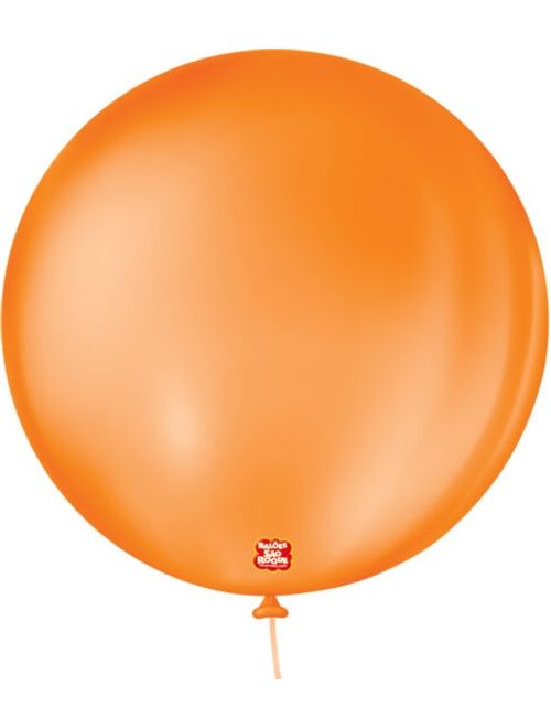 BALAO 5 LISO LARANJA MANDARIM COM 50 UNIDADES SAO ROQUE