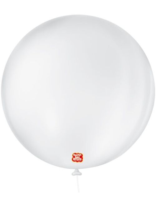 BALAO 5 LISO BRANCO POLAR COM 50 UNIDADES SAO ROQUE