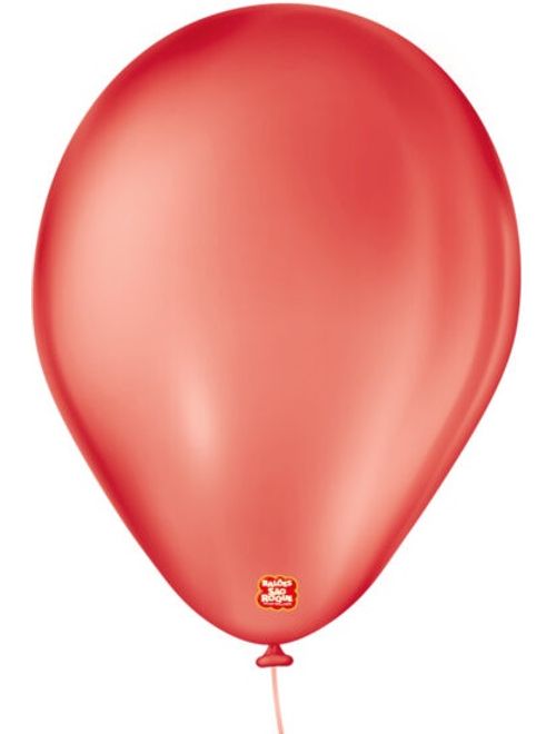 BALAO LISO 7 VERMELHO QUENTE COM 50 UNIDADES SAO ROQUE