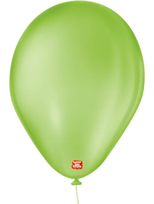 BALAO 7 LISO VERDE LIMA COM 50 UNIDADES SAO ROQUE