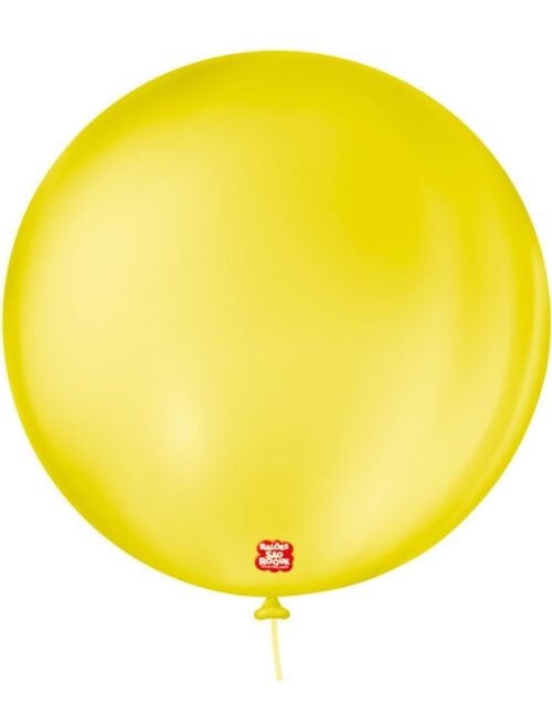 BALAO LISO 5 AMARELO CITRICO COM 50 UNIDADES SAO ROQUE