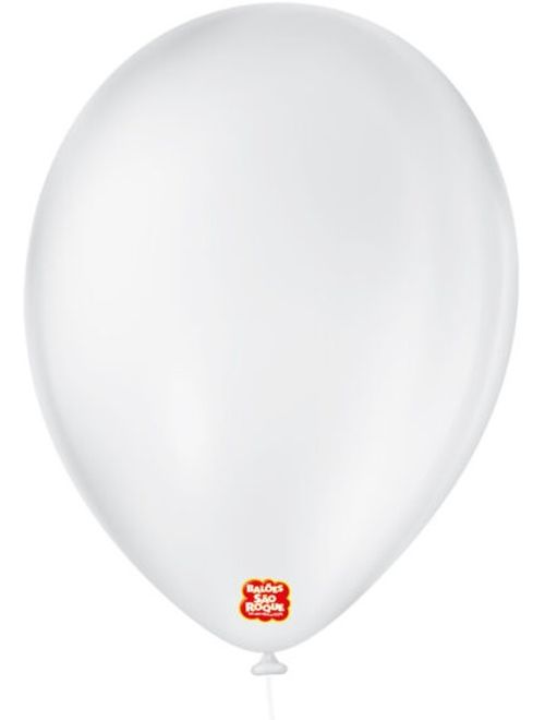 BALAO LISO 9 BRANCO POLAR COM 50 UNIDADES SAO ROQUE