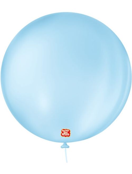 BALAO LISO 5 AZUL BEBE COM 50 UNIDADES SAO ROQUE