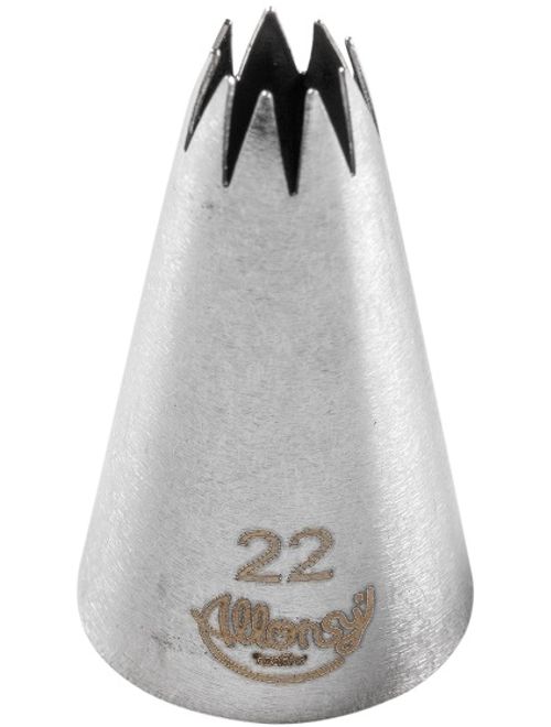 BICO PARA CONFEITAR PITANGA ABERTA ACO INOX N22 ALLONSY