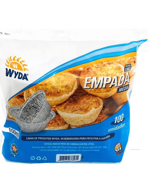 FORMA EMPADA MEDIA 100ML COM 100