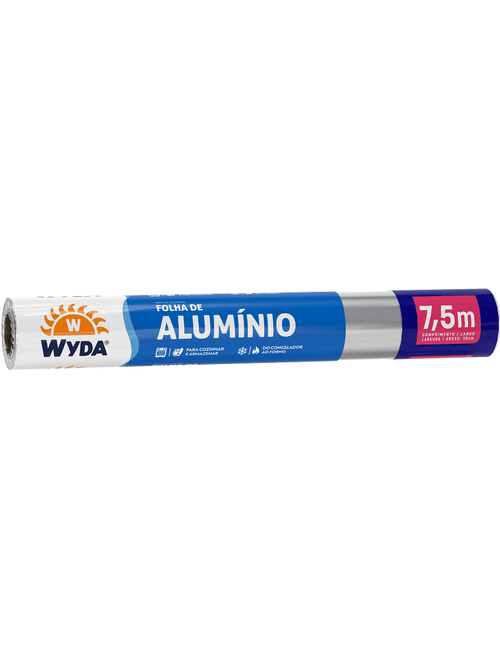 ROLO DE ALUMINIO 7.5MX30CM WYDA