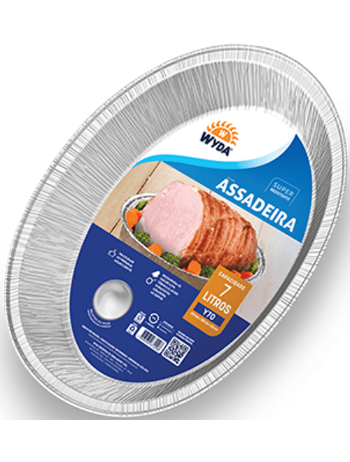 ASSADEIRA 7 LITROS OVAL-Y70-WYDA