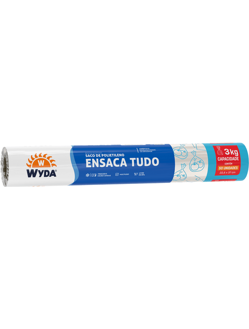 ENSACA TUDO 3kg COM 50 WYDA