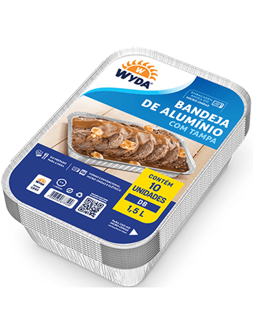 MARMITEX RETANGULAR-D8-1.5KG COM 100 WYDA
