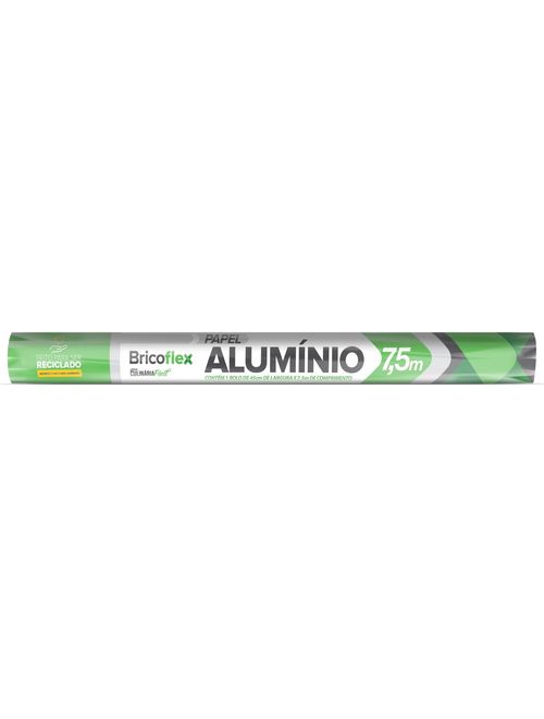 FOLHA DE ALUMINIO 45CMX7,5M BRICOFLEX