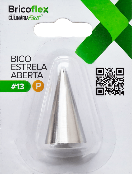 BICO INOX PEQUENO ESTRELA #13 BRICOFLEX