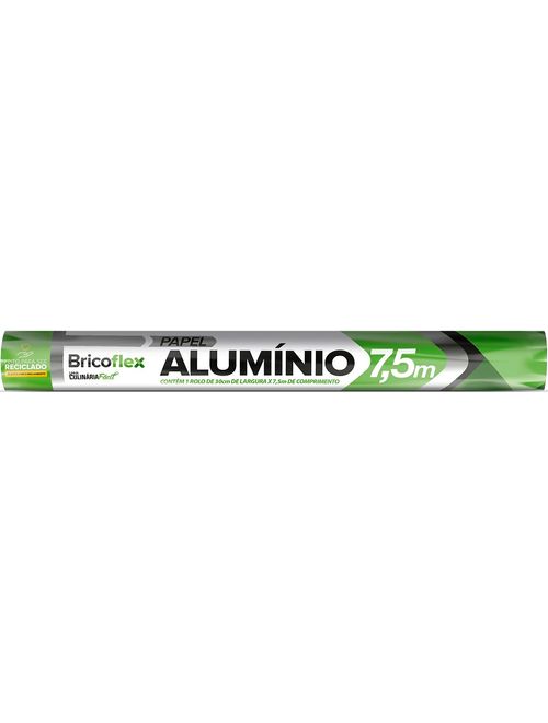 FOLHA DE ALUMINIO 30CMX7.5MT BRICOFLEX