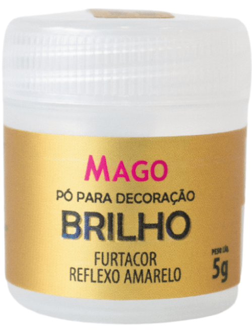 PO PARA DECORACAO FURTACOR REFLEXO AMARELO 5G MAGO