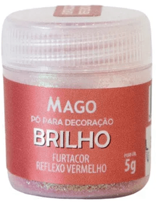 PO PARA DECORACAO FURTACOR REFLEXO VERMELHO 5G MAGO