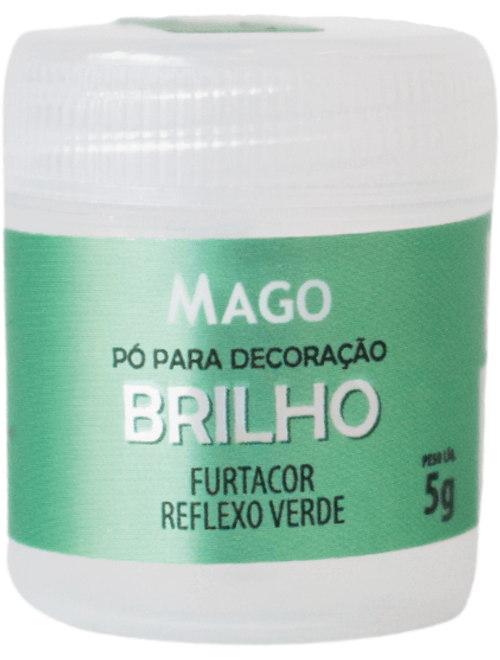 PO PARA DECORACAO FURTACOR REFLEXO VERDE 5G MAGO