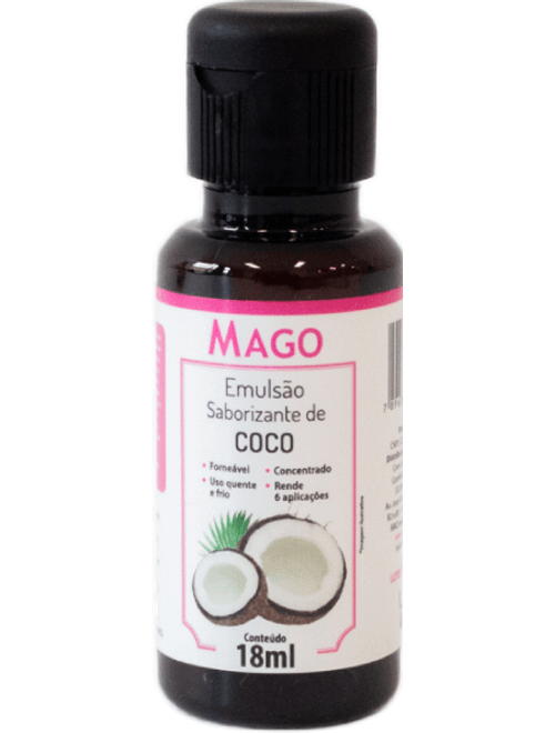 EMULSAO SABORIZANTE DE COCO 18ML MAGO