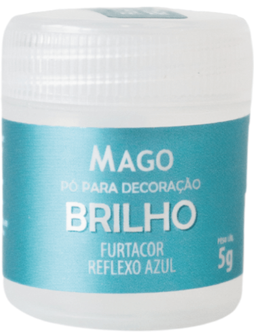 PO PARA DECORACAO FURTACOR REFLEXO AZUL 5G MAGO