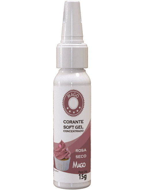 CORANTE SOFT GEL ROSA SECO 15G MAGO