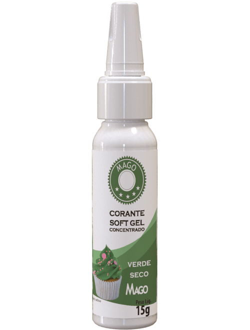 CORANTE SOFT GEL VERDE SECO 15G MAGO