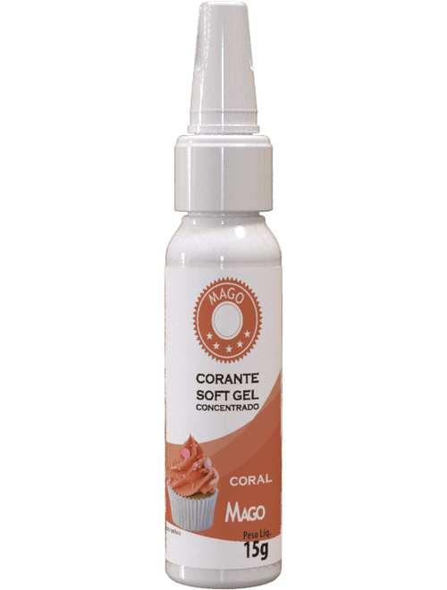 CORANTE SOFT GEL CORAL 15G MAGO