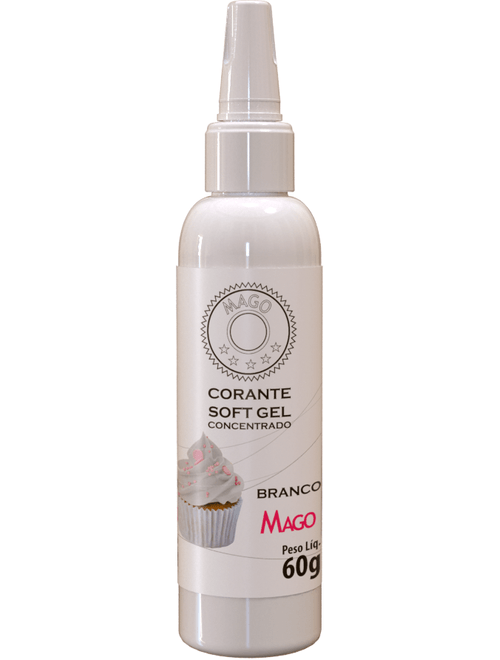 CORANTE SOFT GEL 60G BRANCO MAGO