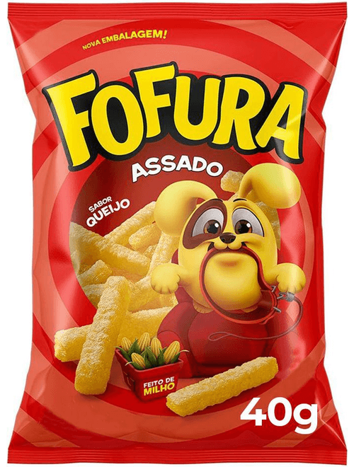 SALGADINHO FOFURA QUEIJO 10X40G