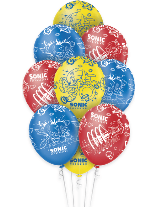 BALAO LATEX PREMIUM SONIC 12 POLEGADAS COM 10 UNIDADES REGINA