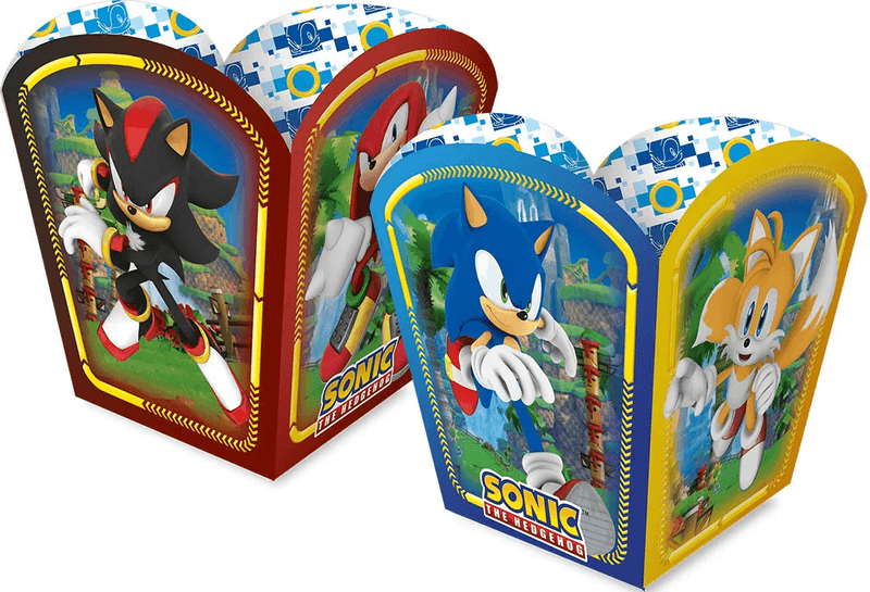 Mini Personagens Decorativos Sonic (pacote com 50 unidades)